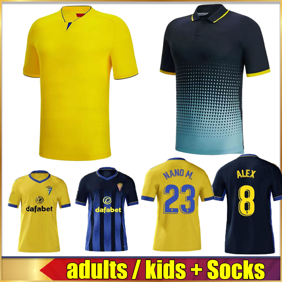 2022 2023 Cadiz Soccer jerseys adult kids kit Socks full set 21 22 ALEX LOZANO NANO ALEJO MARI PEREA SALVI Football Shirts top thai quality Camisetas De Futbol, 22-23 home kids + socks
2022 2023 Cadiz Soccer jerseys adult kids kit Socks full set 21 22 ALEX LOZANO NANO ALEJO MARI PEREA SALVI Football Shirts top thai quality Camisetas De Futbol, 22-23 home kids + socks
