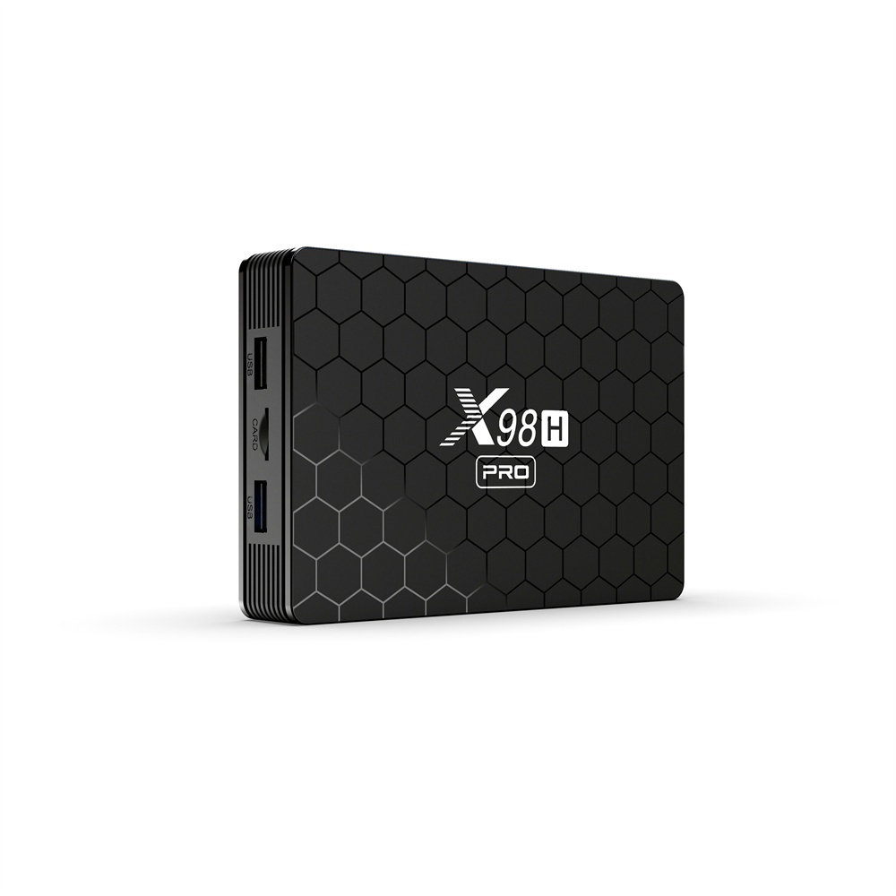 Ship from france X98H PRO TV BOX Android 12 2G 16G/32G WIFI6 1000M LAN WIFI6 BT5.0 Allwinner H618 4K