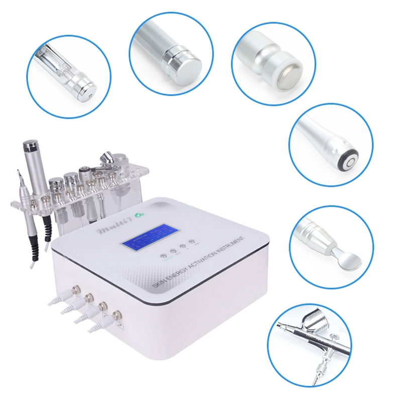 Needle Free Mesotherapy Machine Facial Skin Energy Activated Face Rejuvenation Anti Aging Wrinkle Removal Microdermabrasion Peeling Galvanic Electropo