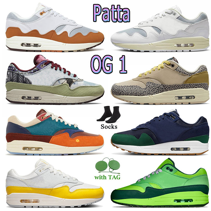 2022 Fashion Women Men OG 1 Running Shoes With Socks Patta 1s 87 White Black Safari Cobblestone Oregon Ducks Tour Yellow Varsity Concepts Heavy Mens Trainers Sneakers, D40 white black 40-45
2022 Fashion Women Men OG 1 Running Shoes With Socks Patta 1s 87 White Black Safari Cobblestone Oregon Ducks Tour Yellow Varsity Concepts Heavy Mens Trainers Sneakers, D40 white black 40-45