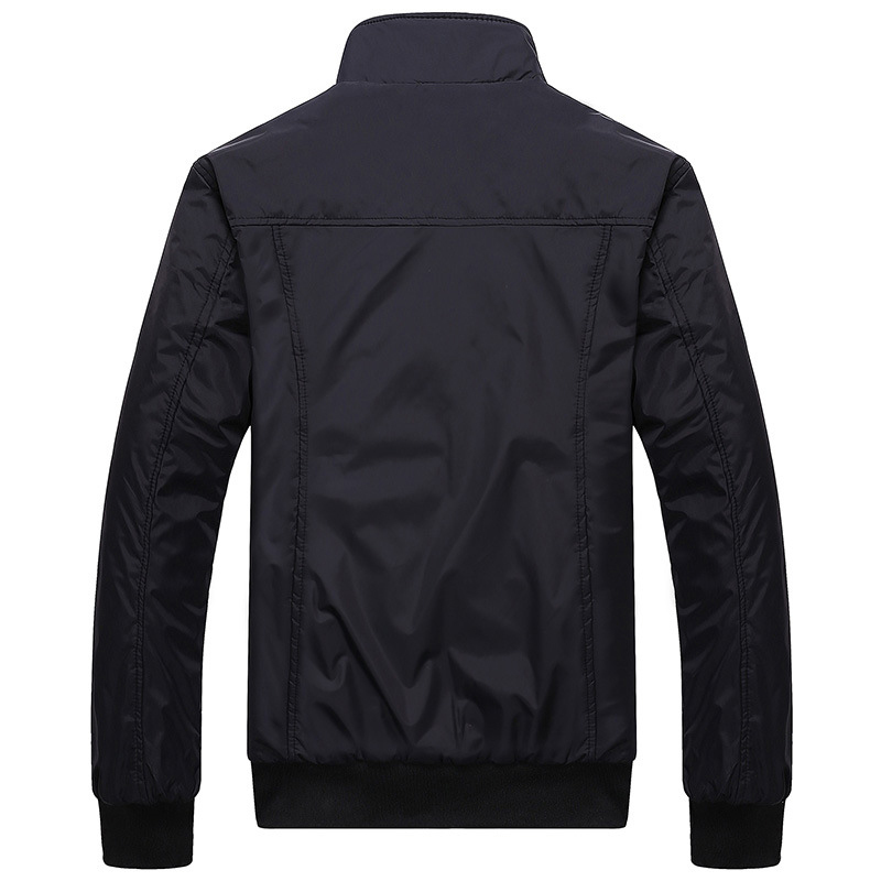 Mens Jackets DIMUSI Spring Autumn Casual Coats Solid Color Sportswear Stand Collar Slim Male Bomber 4XL 220901