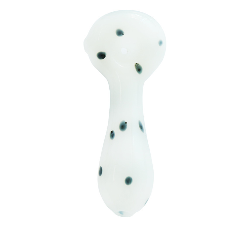 High Borosilicate Glass Pipe Hand Blown Smoking Pipes Spotted Smooth Cream Color Tobacco Spoon Pipe
High Borosilicate Glass Pipe Hand Blown Smoking Pipes Spotted Smooth Cream Color Tobacco Spoon Pipe