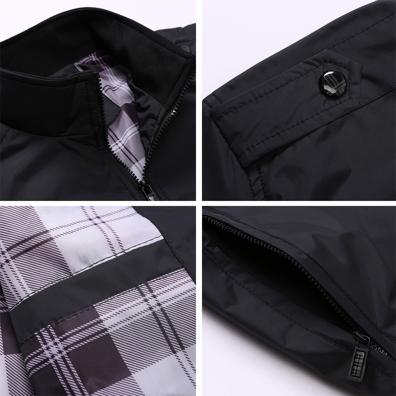 Mens Jackets DIMUSI Spring Autumn Casual Coats Solid Color Sportswear Stand Collar Slim Male Bomber 4XL 220901
