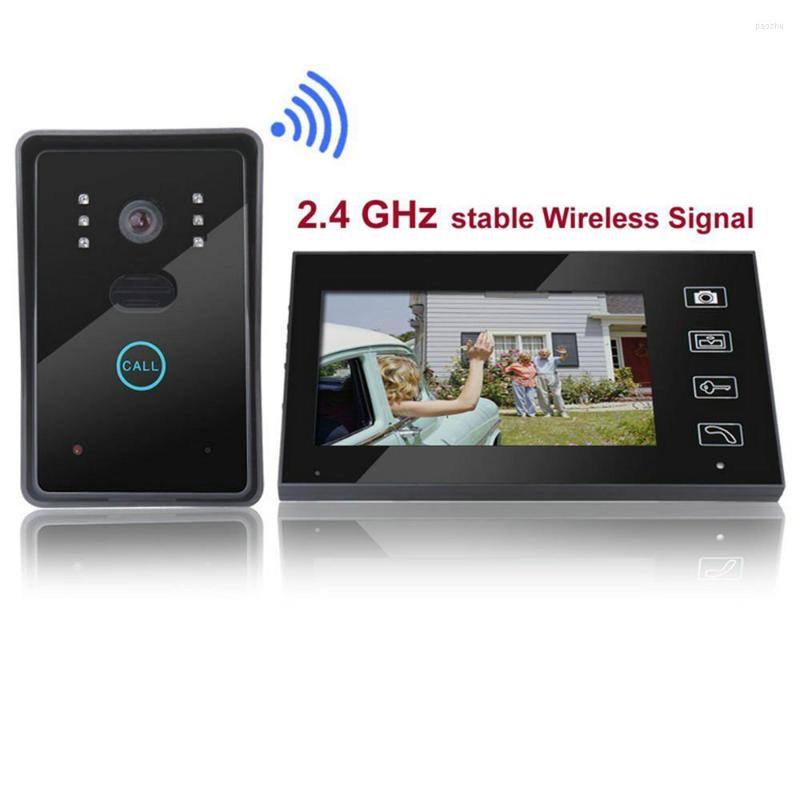 Video Door Phones Home 2.4GHz Wireless 7''Touch Key Screen Phone Intercom Access Control System Doorbell Built-in Battery Night
Video Door Phones Home 2.4GHz Wireless 7''Touch Key Screen Phone Intercom Access Control System Doorbell Built-in Battery Night