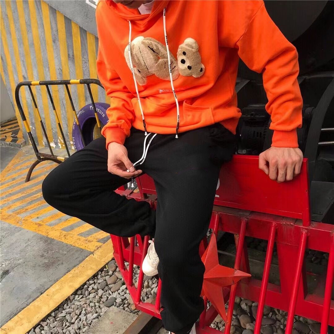 Hoodie Mens Sweatshirts For Man Designer Angels Angel Hip Hop Broken Bear Palm Letter Print Men Women Teddy Long Sleeve Loose Lovers Wear Autumn Winter Pink 12 Style