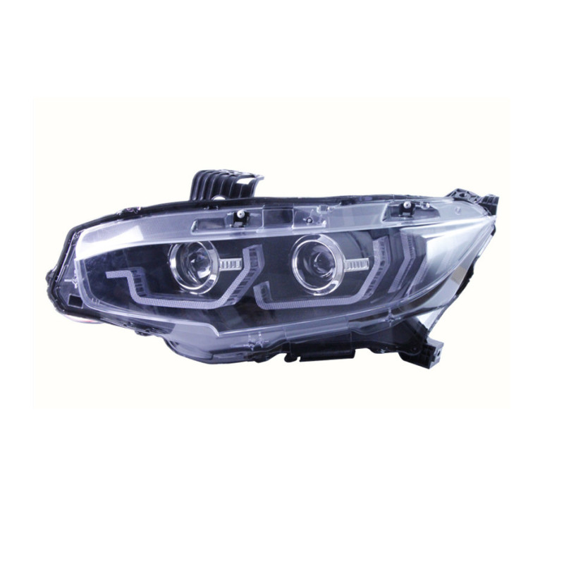 Auto Tuning Headlights for Honda Civic X G10 LED Headlight 20 16-2021 Blue DRL Driving Lights Streamer Turn Signal Front Lamp