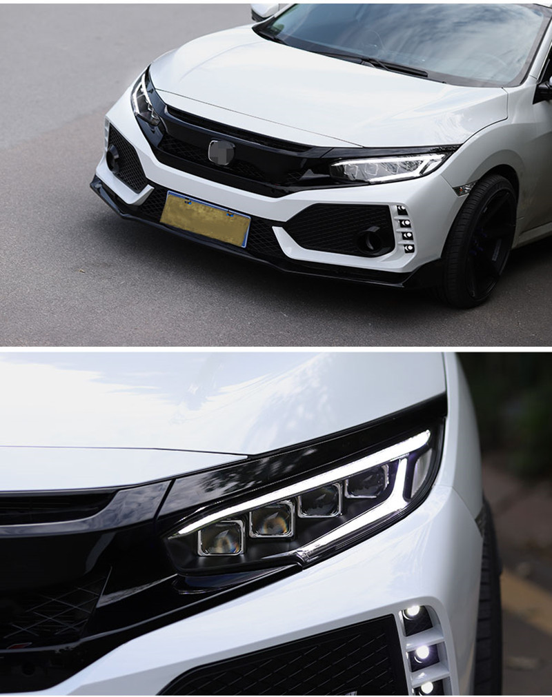 Car Accessories Head Lamp for Honda CIVIC X G10 LED Headlight 20 16-20 19 High Beam Daily Lights Fog Headlights