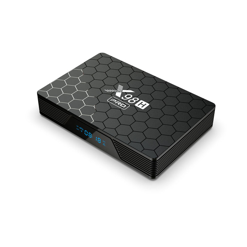 Android 12 X98H pro TV BOX 2.4G 5G Wifi6 4GB 64B 32GB 2GB16GB BT5.0 Media Player Receiver HD input Set top BOX