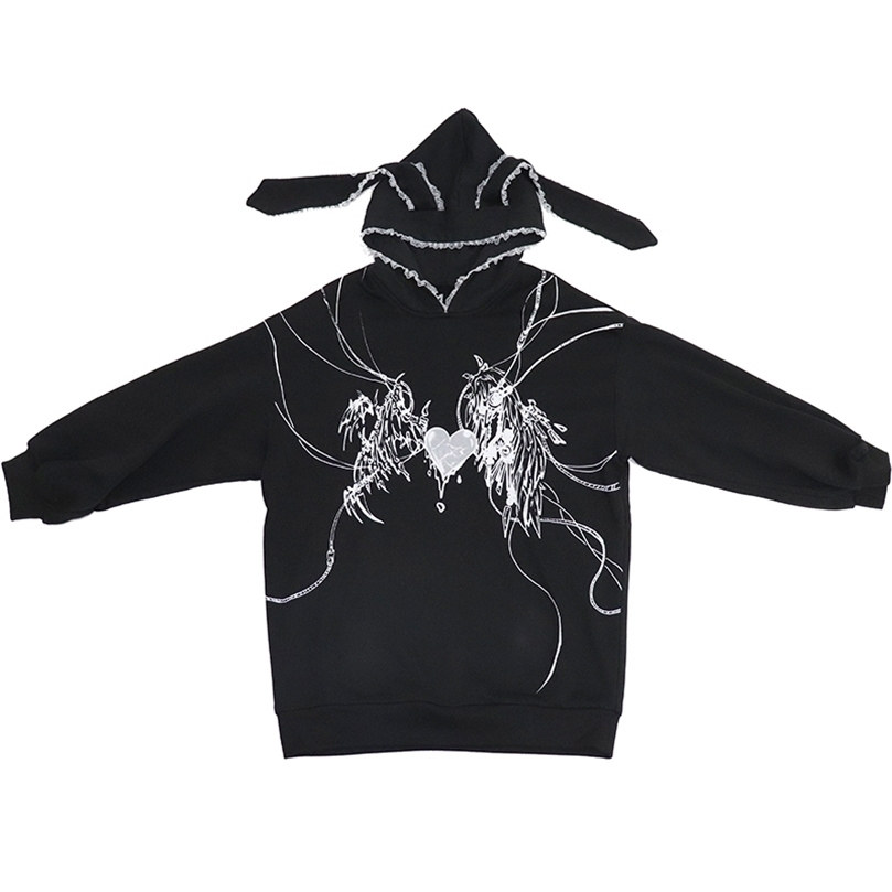 Womens Hoodies Sweatshirts Y2k Harajuku Gothic Grunge Mechanical Rabbit Ears Hooded Black Hoodie Women Autumn Punk Fashion Streetwear 220901, Beige
Womens Hoodies Sweatshirts Y2k Harajuku Gothic Grunge Mechanical Rabbit Ears Hooded Black Hoodie Women Autumn Punk Fashion Streetwear 220901, Beige