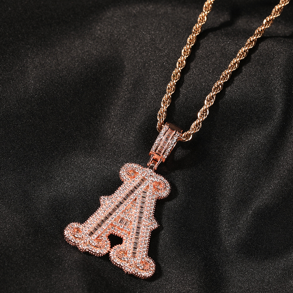 Iced Hip Hop A-Z Letter Pendant Necklace: Men's/Women's Bling Charm, 18K Gold Plated
Iced Hip Hop A-Z Letter Pendant Necklace: Men's/Women's Bling Charm, 18K Gold Plated
