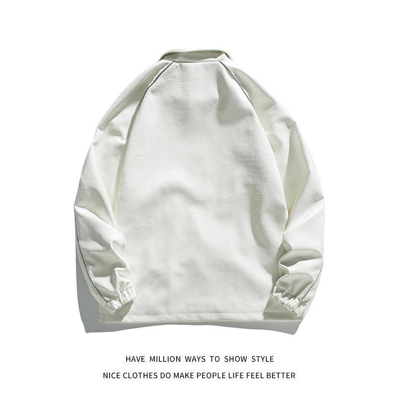 Mens Jackets Arrival Skin Like PU Leather Motorcycle Jacket Unisex Men Bomber Coat Women Oversize Spring Autumn Chic 220901