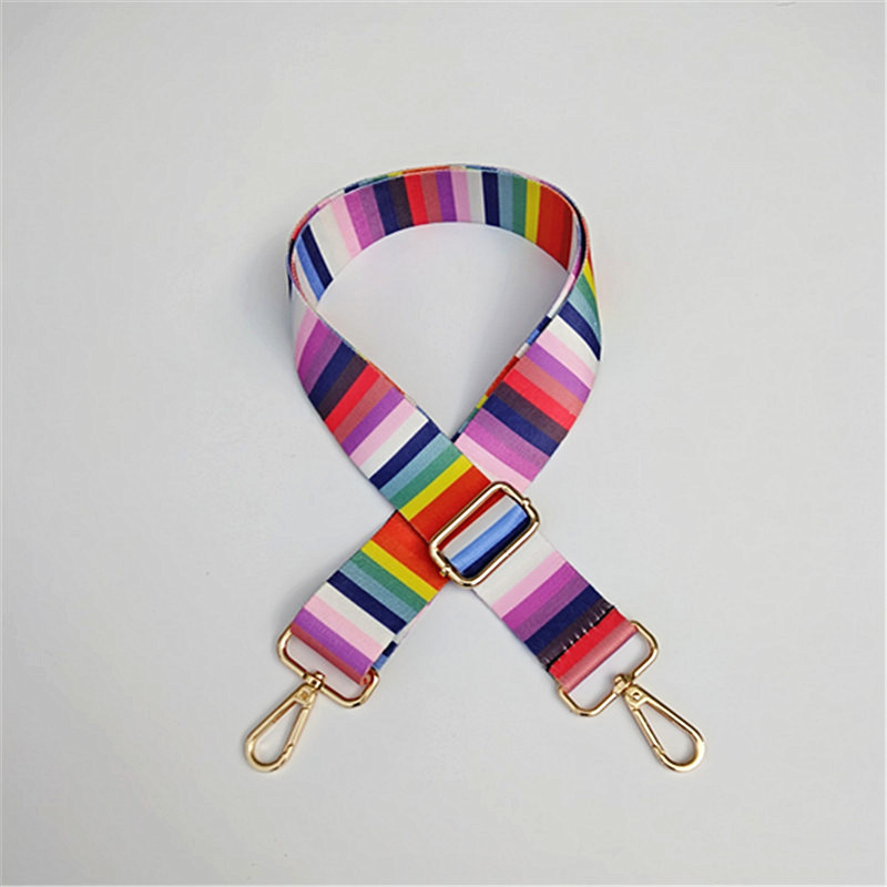 Nylon Bag Strap Woman Colored Straps for Crossbody Messenger Shoulder gift Accessories Adjustable Embroidered Belts Straps