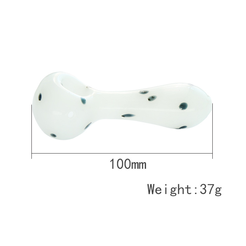 High Borosilicate Glass Pipe Hand Blown Smoking Pipes Spotted Smooth Cream Color Tobacco Spoon Pipe
High Borosilicate Glass Pipe Hand Blown Smoking Pipes Spotted Smooth Cream Color Tobacco Spoon Pipe