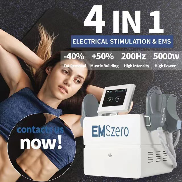 2022 trusculpt ems body slimming muscle building machine emt ems nova rf neo weight loss 4 handle 13 tesla sculpting machine