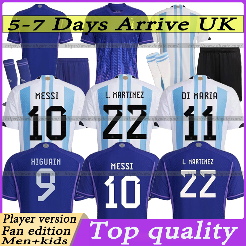 S--4XL Argentina soccer Jersey football shirt 2022 DYBALA AGUERO MARADONA DI MARIA 22 23 fans player version Men Kids kit sets uniforms socks home away, 2223 away kit socks
S--4XL Argentina soccer Jersey football shirt 2022 DYBALA AGUERO MARADONA DI MARIA 22 23 fans player version Men Kids kit sets uniforms socks home away, 2223 away kit socks