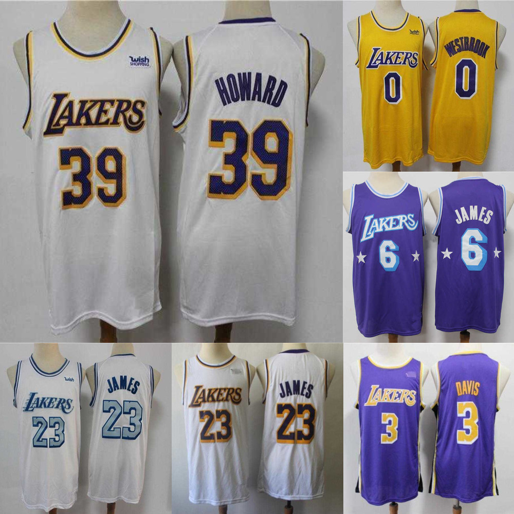 Los Angeles''Lakers''MEN Jersey Lebron 23 6 James 0 Russell Westbrook 39 DWight Howard Anthony 3 Davis Basketball Jerseys Shorts, Color
Los Angeles''Lakers''MEN Jersey Lebron 23 6 James 0 Russell Westbrook 39 DWight Howard Anthony 3 Davis Basketball Jerseys Shorts, Color