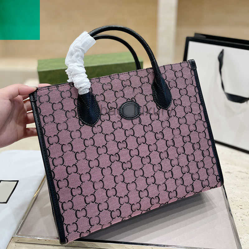 Tote Multicolor Bag Canvas Handbag Large Capacity Shopping Bags Classic Real Leather trim Top Handle Removable Shoulder Strap Hasp Handbags
Tote Multicolor Bag Canvas Handbag Large Capacity Shopping Bags Classic Real Leather trim Top Handle Removable Shoulder Strap Hasp Handbags