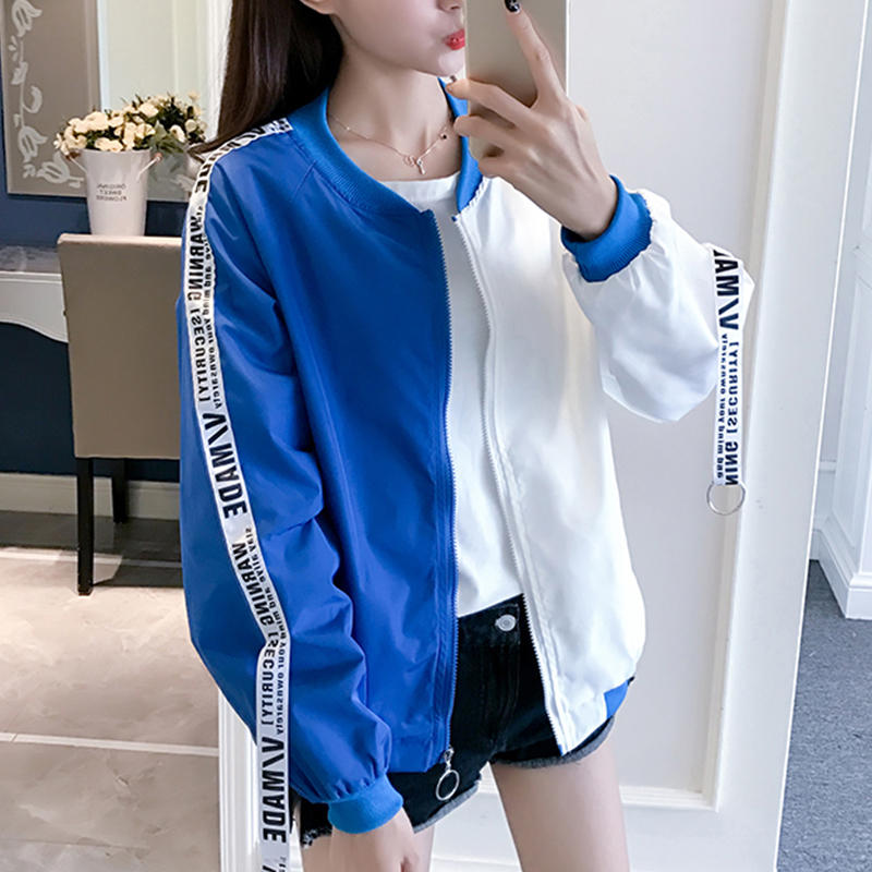 Womens Jackets Jackets Women Clown Print Womens Basic Jacket Fashion Thin Girl Chic Windbreaker Outwear Bomber Female Baseball Women Coat 220901
