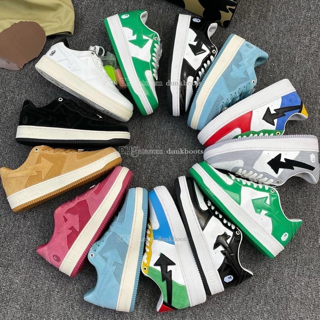 2023 Designers Basketball Shoes Bapestas SK8 Men Women Sta Casual Leather Camo Black White Green Orange Camouflage Sports Sneakers Platform Shoes, 36-45 (6)
2023 Designers Basketball Shoes Bapestas SK8 Men Women Sta Casual Leather Camo Black White Green Orange Camouflage Sports Sneakers Platform Shoes, 36-45 (6)