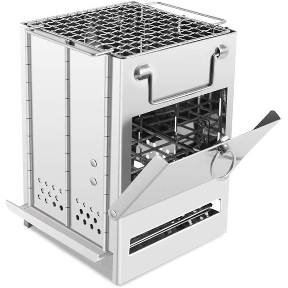 Wood Burning Camp Stove Portable Backpacking Folding Grill Perfect For Outdoor Camping Hiking Picnic BBQ Cooking Pads313C
Wood Burning Camp Stove Portable Backpacking Folding Grill Perfect For Outdoor Camping Hiking Picnic BBQ Cooking Pads313C