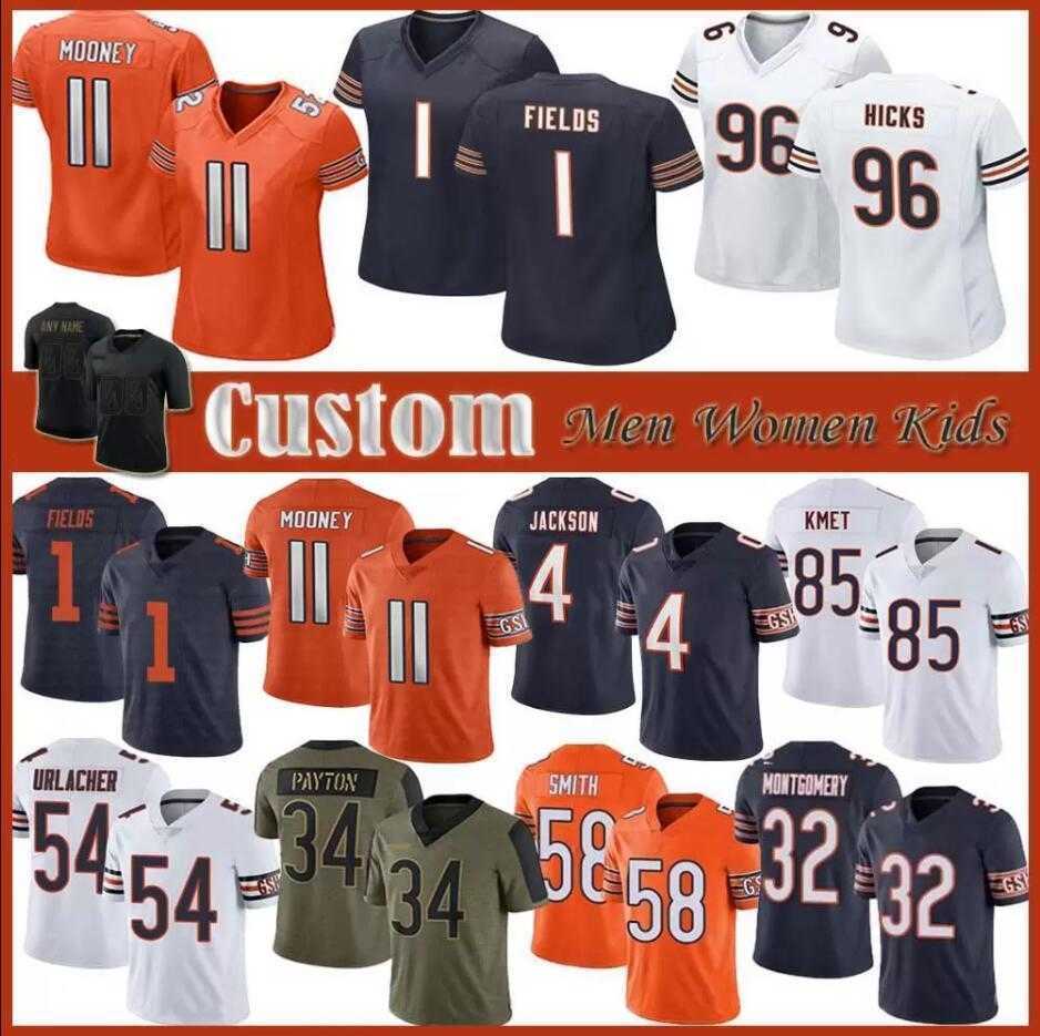 Justin Fields Jersey Custom Chicago''Bears''Walter Payton Darnell Mooney Brian Urlacher Jim McMahon Roquan Smith Football Jerseys Mens Youth Women sew 4XL, Color
Justin Fields Jersey Custom Chicago''Bears''Walter Payton Darnell Mooney Brian Urlacher Jim McMahon Roquan Smith Football Jerseys Mens Youth Women sew 4XL, Color