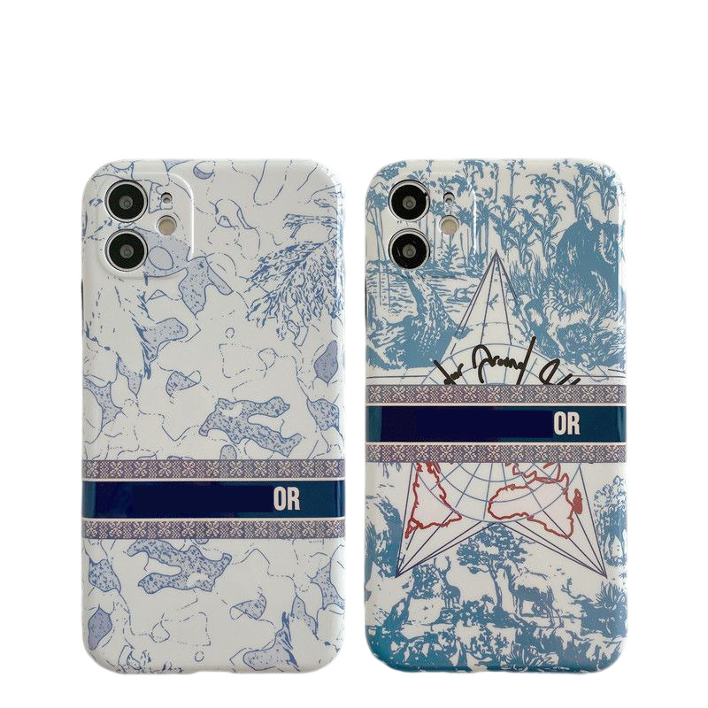 Fashion Designer Cell Phone Cases Luxury Shockproof Classic Blue White Stars Designers Phone Case For Iphone13 12 11 Pro Max X XS Nice
Fashion Designer Cell Phone Cases Luxury Shockproof Classic Blue White Stars Designers Phone Case For Iphone13 12 11 Pro Max X XS Nice