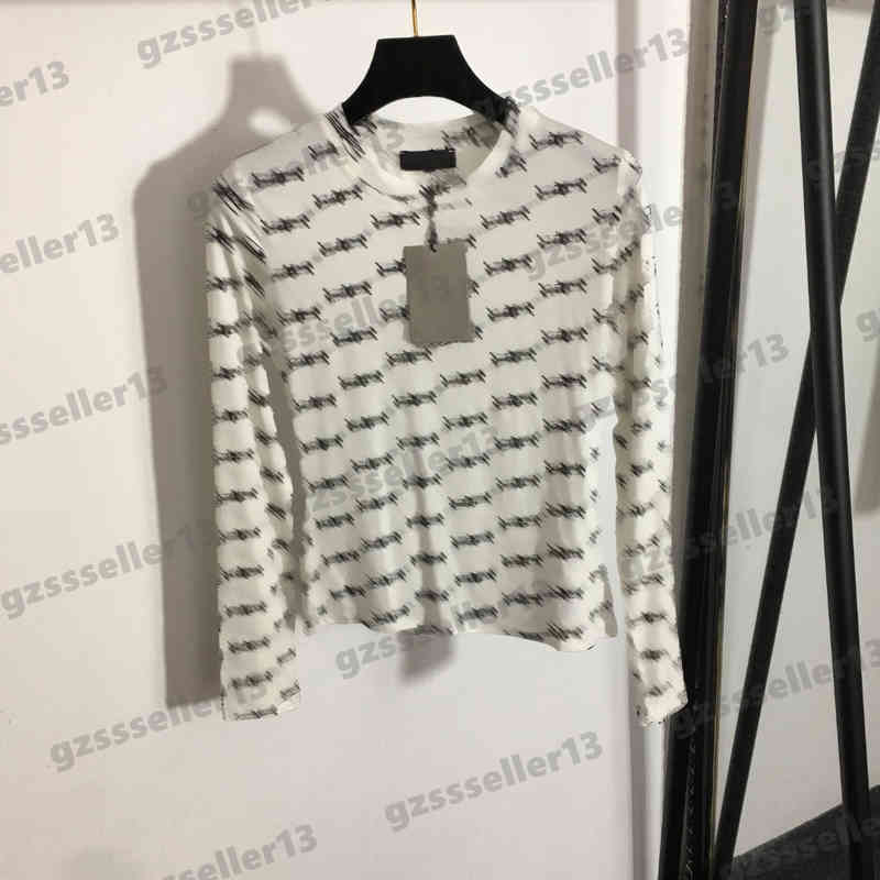 Thin Womens Sweaters Balg Letter Stripe Logo Print Long Sleeve T-shirt Luxury Designer Autumn Fashion High Quality Bottoming Shirt Women Clothing 0912
Thin Womens Sweaters Balg Letter Stripe Logo Print Long Sleeve T-shirt Luxury Designer Autumn Fashion High Quality Bottoming Shirt Women Clothing 0912