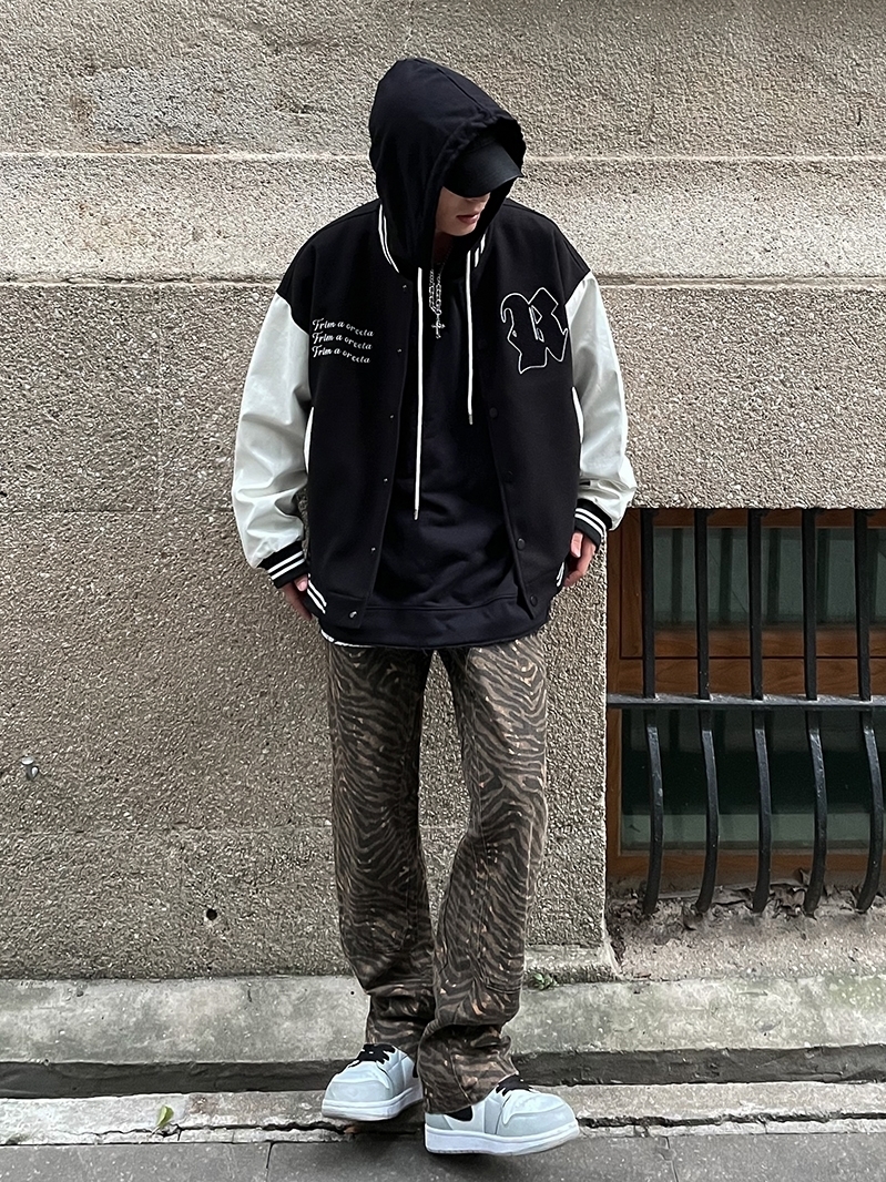 Mens Jackets Fashion retro alphabet embroidery baseball jacket men ins hip hop hiphop couple jacket American trend street Harajuku style 220901