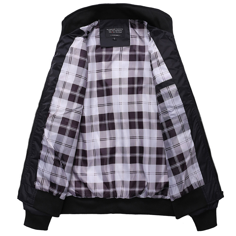 Mens Jackets DIMUSI Spring Autumn Casual Coats Solid Color Sportswear Stand Collar Slim Male Bomber 4XL 220901