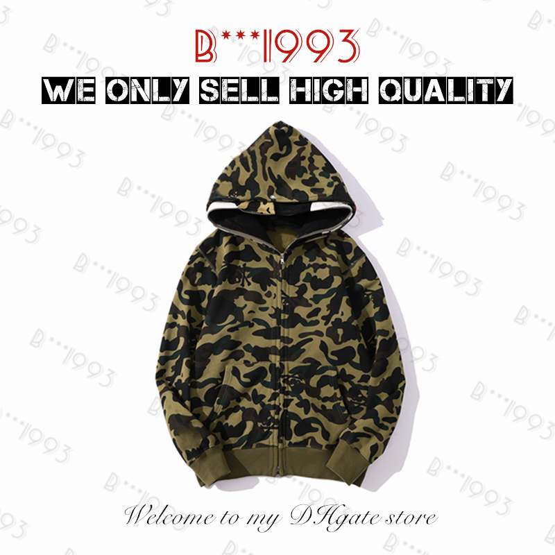 High quality tiger Mens hoodies designer men women Shark full zip hoodie jacket color grid Harajuku sweatshirt Fashion co-branding Luminous camouflage hoodys H3-2, 1 button
High quality tiger Mens hoodies designer men women Shark full zip hoodie jacket color grid Harajuku sweatshirt Fashion co-branding Luminous camouflage hoodys H3-2, 1 button