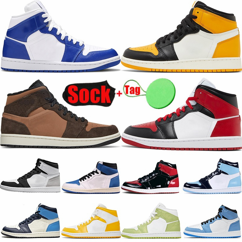 Plate-forme Casual Shoes Jumpman 1 1S Mid Low High Designer Sneakers Dark Chocolate Reverse Mocha Patent Bred Dhgate Mens Womens Basketball Trainers
Plate-forme Casual Shoes Jumpman 1 1S Mid Low High Designer Sneakers Dark Chocolate Reverse Mocha Patent Bred Dhgate Mens Womens Basketball Trainers