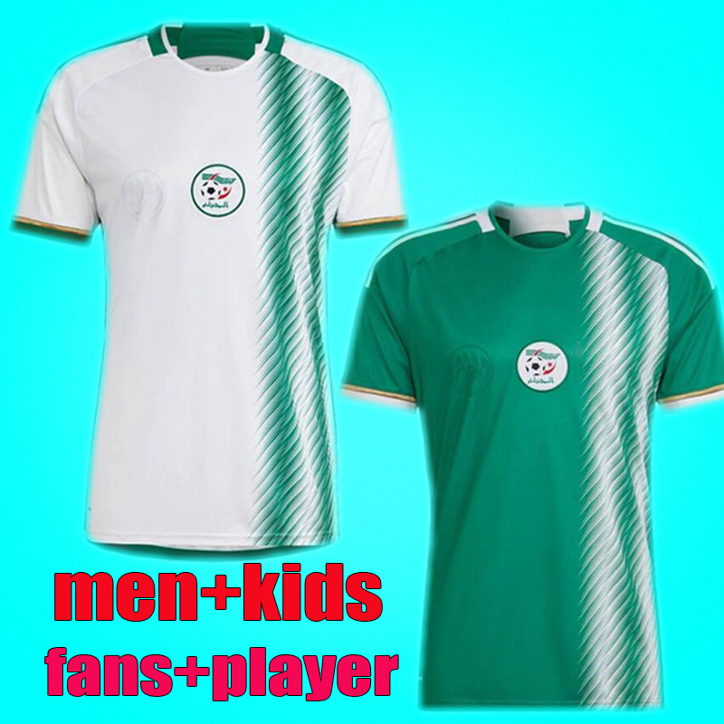 maillot Algerie 2022 2023 Soccer Jersey Fans Player Version Algeria ATAL DELORT 22 23 BENNACER football shirt kits MAHREZ FEGHOULI uniforms men kids equipment, 2022 home
maillot Algerie 2022 2023 Soccer Jersey Fans Player Version Algeria ATAL DELORT 22 23 BENNACER football shirt kits MAHREZ FEGHOULI uniforms men kids equipment, 2022 home