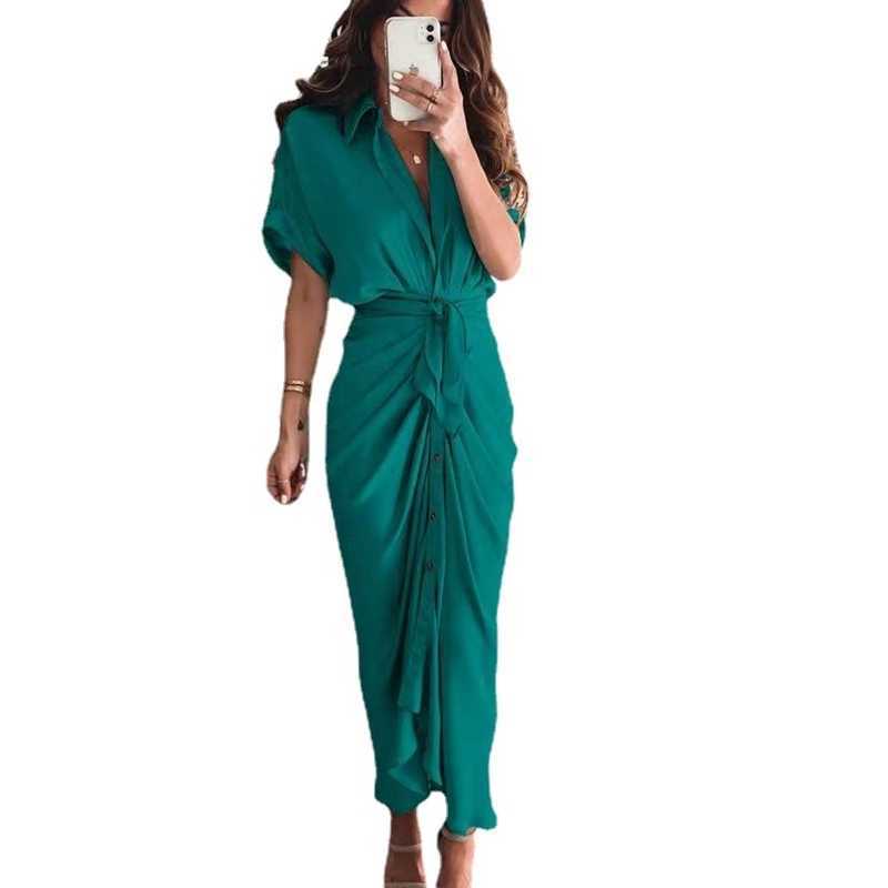 Retail Women Shirt Dresses Designer Commuting Plus Size -3xl Office Lady Short Sleeve Long Maxi Dress Fashion Forged Face Women 2023 Clothing, Navy blue
Retail Women Shirt Dresses Designer Commuting Plus Size -3xl Office Lady Short Sleeve Long Maxi Dress Fashion Forged Face Women 2023 Clothing, Navy blue