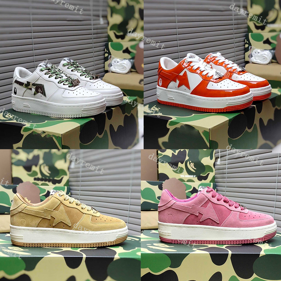 Designer Sneakers Women Mens Casual Shoes Platform Big A BATHING APE Camouflage STA MEDICOM TOY CAMO Sneaker KID Monkey Shape Bapestas Stars Fashion Shoe 36-45
Designer Sneakers Women Mens Casual Shoes Platform Big A BATHING APE Camouflage STA MEDICOM TOY CAMO Sneaker KID Monkey Shape Bapestas Stars Fashion Shoe 36-45
