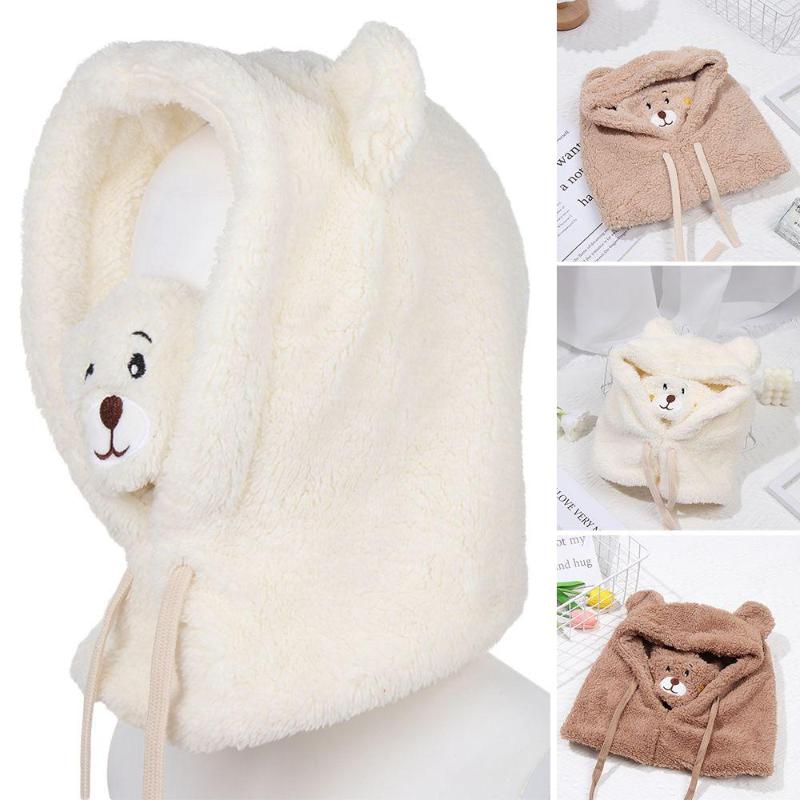 Berets Fashion Gift Thickened Beanies Caps Cartoon Bear Earflap Earmuff Scarf Cap Ear Hat Winter Hats Plush Mask, Beige
Berets Fashion Gift Thickened Beanies Caps Cartoon Bear Earflap Earmuff Scarf Cap Ear Hat Winter Hats Plush Mask, Beige