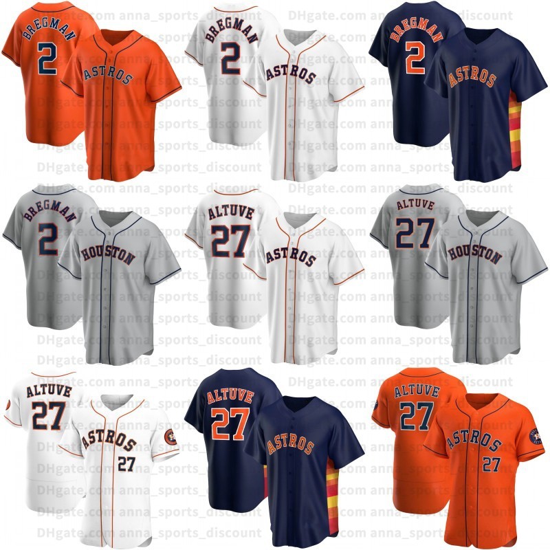 College wear2020 new baseball jerseys Astros 27 Altuve 2 Bregman custom series comfortable and loose breathable T-shirt, Multi
College wear2020 new baseball jerseys Astros 27 Altuve 2 Bregman custom series comfortable and loose breathable T-shirt, Multi