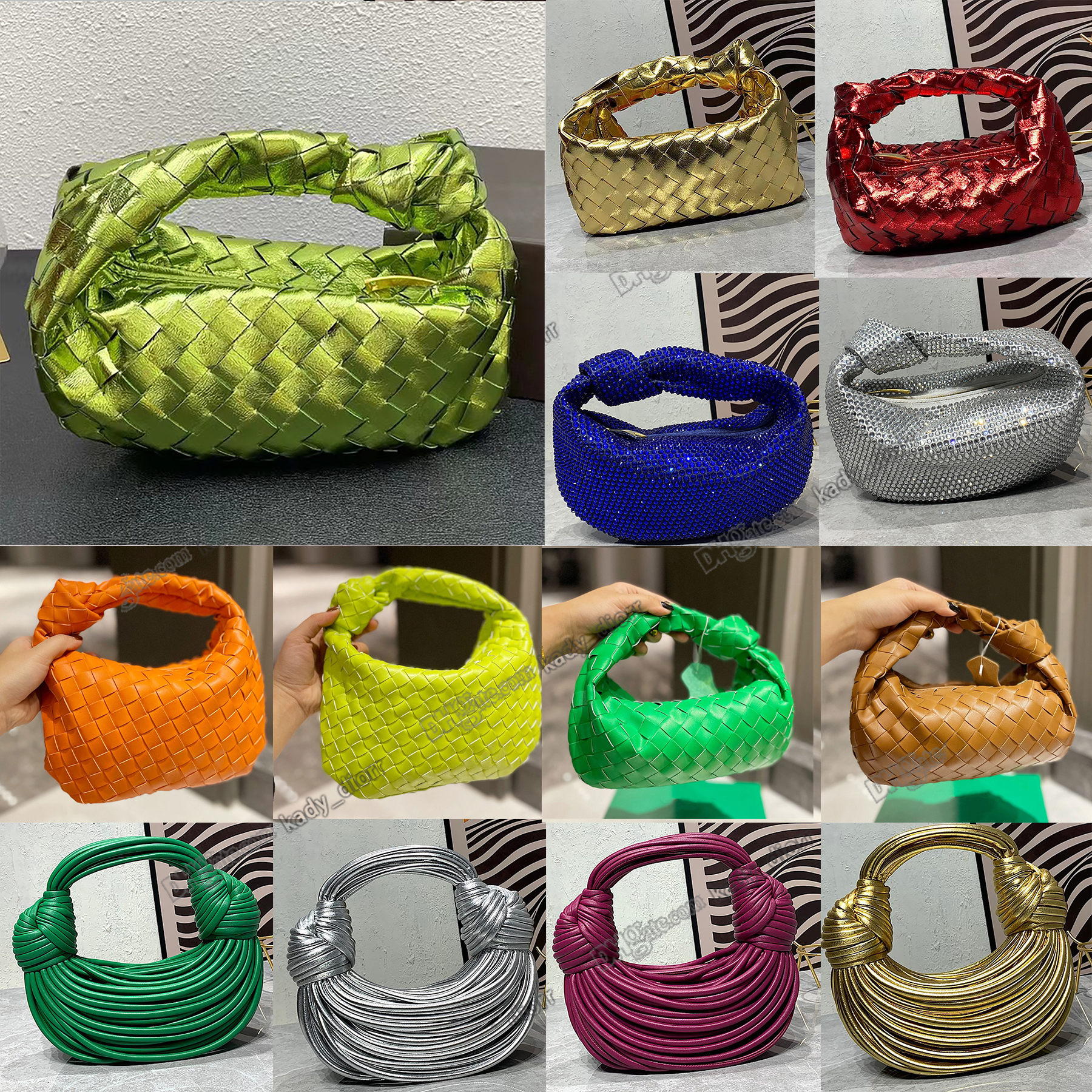 Jodie handbags bags Rhinestone jodie purse designer luxury intrecciato leather top handle bag small large clutch evening bag Single compartment wallet pouch, Customize
Jodie handbags bags Rhinestone jodie purse designer luxury intrecciato leather top handle bag small large clutch evening bag Single compartment wallet pouch, Customize