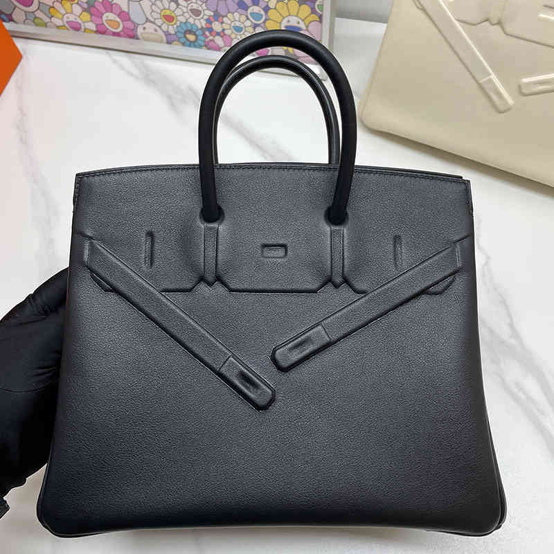 Designer bags Hemees high level handbag Phantom Shadow Platinum Bag Vintage High-grade Feeling Large Capacity Handbag Single Shoulder Cross Light Luxury Women's