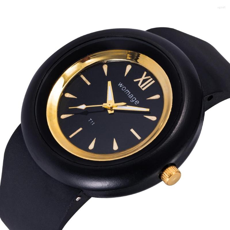 Wristwatches 2022 Fashion Casual Mens' Watch Business Quartz Soft Silicone Strap Watches Mens Gifts Clock Relogio Masculino, Gold
Wristwatches 2022 Fashion Casual Mens' Watch Business Quartz Soft Silicone Strap Watches Mens Gifts Clock Relogio Masculino, Gold