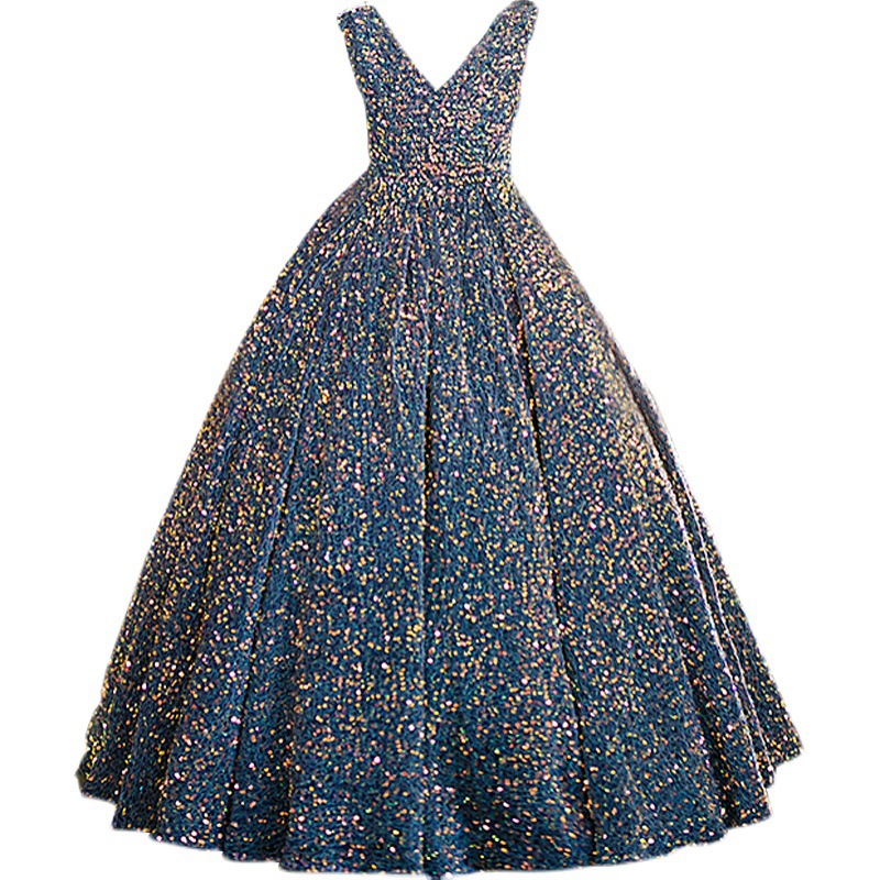 2023 Sequins Flower Girls Dresses for Wedding First Communion Dress Kids Prom Dress Girls Pageant Gowns