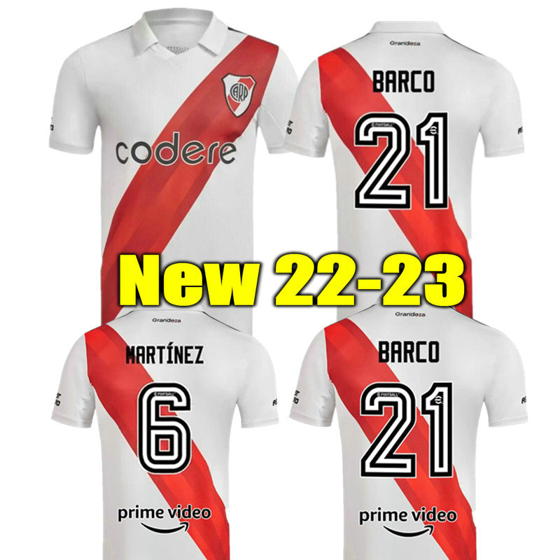 CARRASCAL 22 23 RIVER PLATE Home Soccer Jerseys 120th Anniversary Camiseta PEREZ ROMERO DE LA CRUZ 2022 2023 AWAY Football concept shirt men kids kit M.SUAREZ J.ALVAREZ, 22 23 home aldult
CARRASCAL 22 23 RIVER PLATE Home Soccer Jerseys 120th Anniversary Camiseta PEREZ ROMERO DE LA CRUZ 2022 2023 AWAY Football concept shirt men kids kit M.SUAREZ J.ALVAREZ, 22 23 home aldult