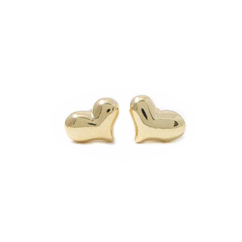 prominent heart compound stud earrings new fashion women's lovely earrings wholesale