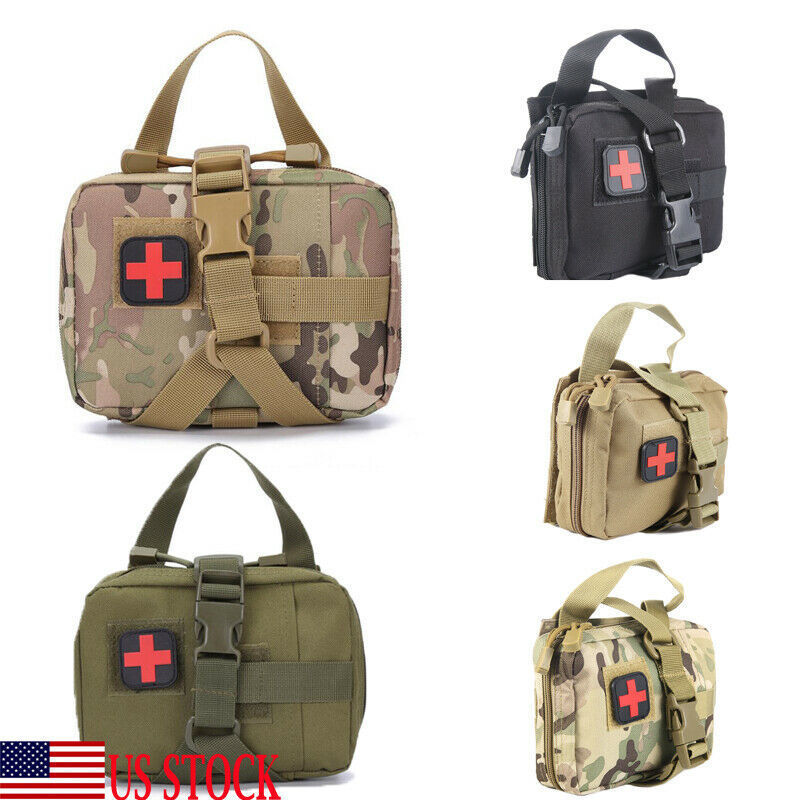 Stuff Sacks Tactical First Aid Kit Survival Molle RipAway EMT Pouch Bag IFAK 220831