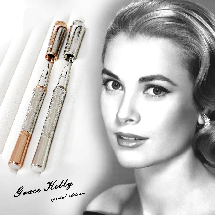 GIFTPEN Luxury Pen Princesse Grace De Pattern Engraved Roller Ball Pen School Office Stationery Brand Pens Gift
GIFTPEN Luxury Pen Princesse Grace De Pattern Engraved Roller Ball Pen School Office Stationery Brand Pens Gift