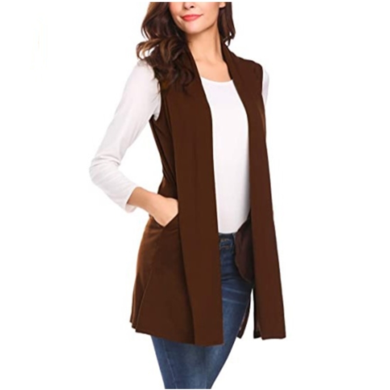 Women's Vests Long Vest Women Spring Summer Style Sleeveless Cardigan Solid Casual Ladies Outfit Classy Loose Fashion Drop 220901, Gray
Women's Vests Long Vest Women Spring Summer Style Sleeveless Cardigan Solid Casual Ladies Outfit Classy Loose Fashion Drop 220901, Gray