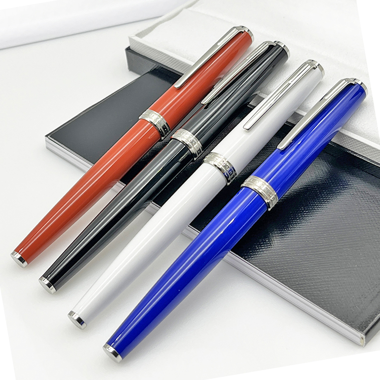 YAMALANG Special Flat Top Cap PIX Rollerball Pen With Black Precious Resin Barrel Silver Trim Writing Supplies For Business Gift
YAMALANG Special Flat Top Cap PIX Rollerball Pen With Black Precious Resin Barrel Silver Trim Writing Supplies For Business Gift