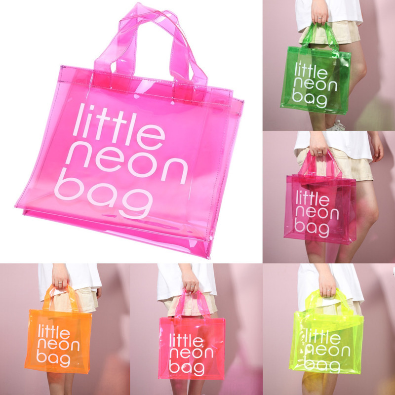 Transparent PVC Storage Bags Candy Handbag Mens And Womens Multifunctional Large Capacity Waterproof Wash Bag Dhl, Bright pink
Transparent PVC Storage Bags Candy Handbag Mens And Womens Multifunctional Large Capacity Waterproof Wash Bag Dhl, Bright pink