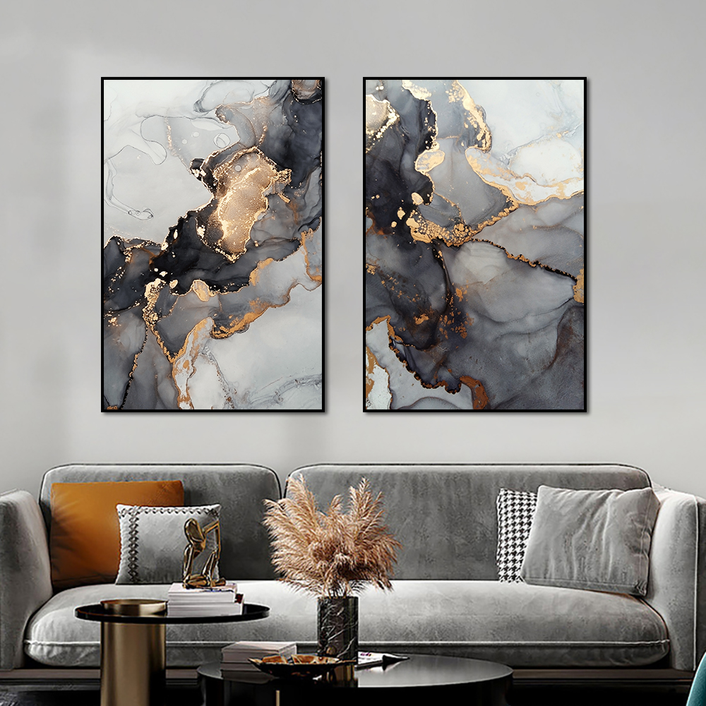 Canvas Art Painting Black Grey Gold Fluid Style Print Posters and Prints Cuadros Home Decor Wall Art For Living Room
Canvas Art Painting Black Grey Gold Fluid Style Print Posters and Prints Cuadros Home Decor Wall Art For Living Room