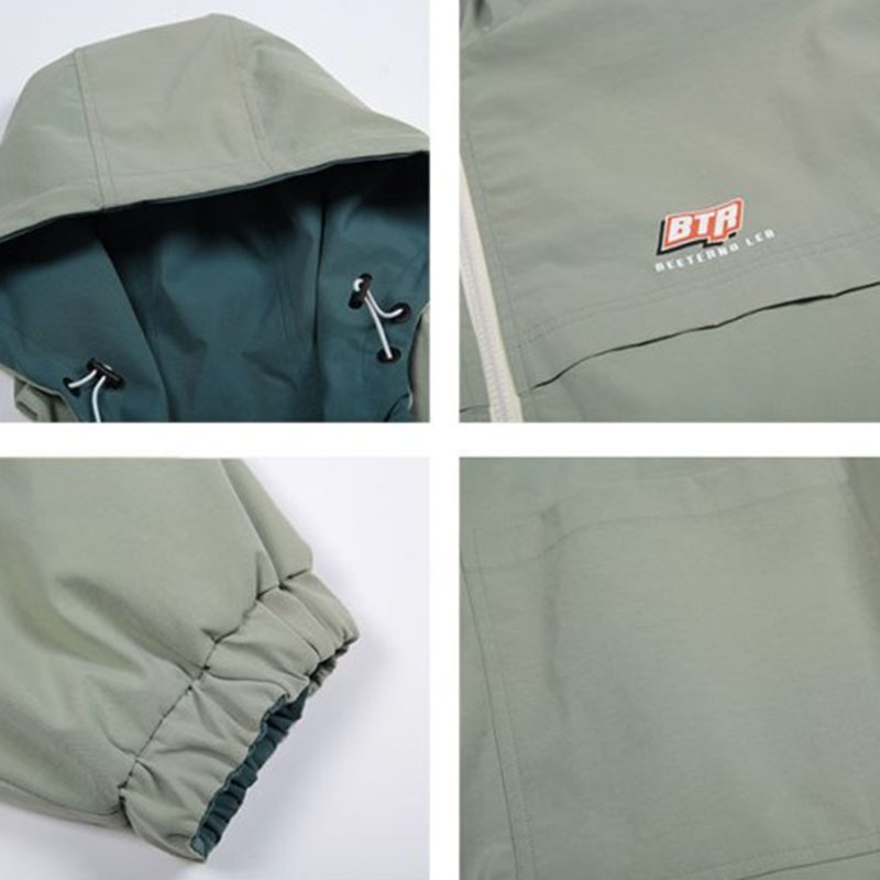 Womens Jackets Contrast Double Side Jackets Women Hooded Streetwear Boyfriend Outerwear Retro Baseball Loose Harajuku Cargo Coats Ins 220901