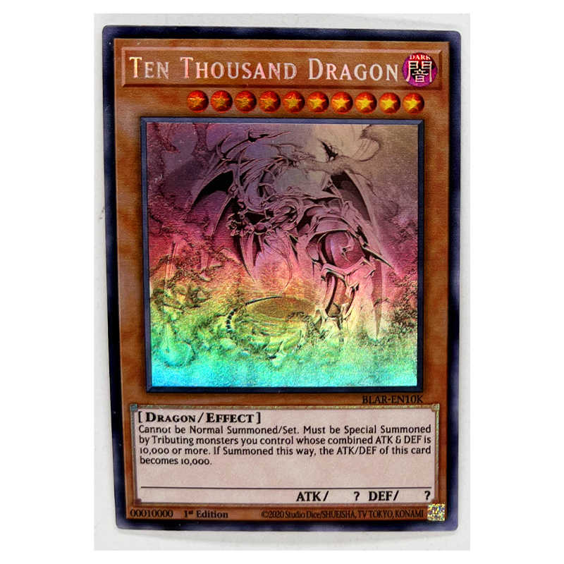 Card Games Yu Gi Oh 10000SER Ten Thousand Dragon French German DIY Colorful Toys Hobbies Hobby Collectibles Game Collection Anime Cards 220901
Card Games Yu Gi Oh 10000SER Ten Thousand Dragon French German DIY Colorful Toys Hobbies Hobby Collectibles Game Collection Anime Cards 220901